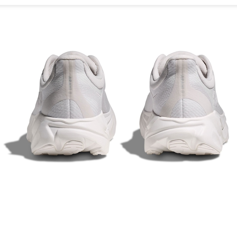 New in Box HOKA Women's Arahi 8 White/White Running Shoes - Picture 5 of 9
